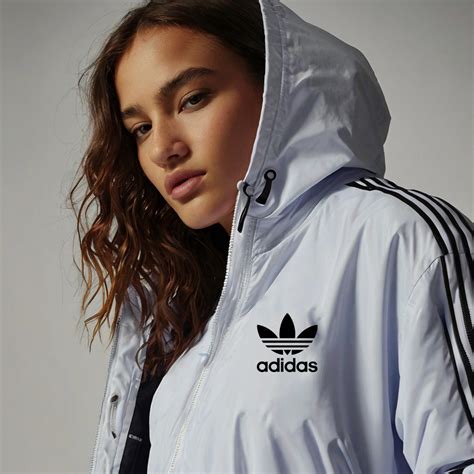 Adidas windbreaker jacket women